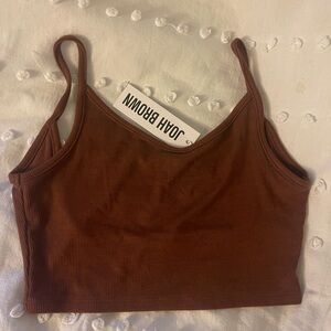 Joah Brown Women's oxblood Crop Top